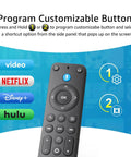 Voice Remote Replacement For Fire Stick And Fire TV Smart TVs 4K Max 4K And Cube Generations, buttons for app shortcuts