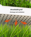 Hydroponics Growing System With Vertical Raised Garden Bed On Wheels For No-Fuss Mobility, Drainage And Breathable Grid