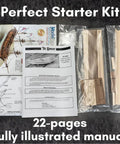 Wooden Model Boat Building Kit For Beginners, All In One Starter Set With Tools Glue And Paint, 1 To 12 Scale Dinghy components