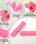 Non Slip Mushroom Style Bike Handlebar Grips For Kids And Grownups, Soft Durable TPR Rubber Bicycle Grips 4.7 Inch Inner Diameter 22mm