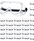 30 Pack Clear Safety Goggles Over Glasses Anti Fog Eye Protection For Men Women Lab Work Protective Eyewear With Polycarbonate Lenses