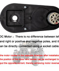 Double 12V RS390 DC Motor Gearbox Kit For Kids Ride On Toys High RPM Drive System 20000RPM Durable Plastic Housing