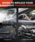 Top Quality Camshaft Position Sensor Compatible With Toyota Lexus And Other Makes Like Chevy Prizm Pontiac Vibe Scion Models Delivers Reliable Engine Performance With Easy Plug And Play Install. car engine fault signs
