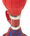 Spider Man Webbed Bike Horn For Kids, Loud Fun Sound For Any Bike, Trike, Or Scooter, red and blue design, easy install kit