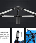 X-Large 4 Person Beach Tent Sun Shelter Portable Instant Pop-Up Shade setup mechanism