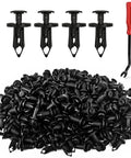 150 Piece ATV UTV Body Fastener Rivets Push Pin Kit 8mm Universal Plastic Fender Clips Replacement For Can Am Polaris