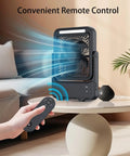 Ultra Slim 20000mAh Magnetic Cruise Approved Fan With Night Light on table with remote control, four speed portable travel fan.