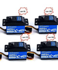 Heavy Hit 35 Kg Metal Digital Servo With All Steel Gears And Cold Forged Aluminum Housing For Rc Cars Robot Arms And Aircraft Built Different Smooth Acting 90 Degree Precision showing servo angles 90, 180, 270, 360 degrees.