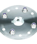 Go Kart 60 Tooth Rear Drive Sprocket Hub With One Inch Bore And One Quarter Inch Keyway Four Hole Mount Heavy Duty Silver Fits Most Go Karts