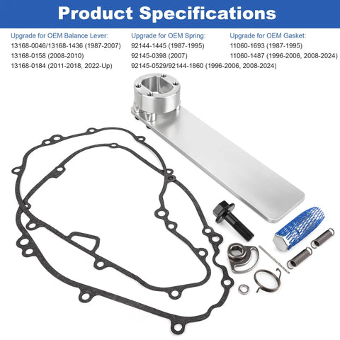 Doohickey Adjustment Counter Balancer Chain Tensioner Kit for KLR650 1987 and up with gaskets and springs.