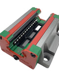 Self Aligning Linear Guide Rail And Carriage HGW30 Series For CNC Machines And 3D Printers, top view, steel block carriage
