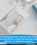 Heavy Duty Two Pack Lab Mouse Breeding Cages Spacious Plastic Rodent Housing With Quick Snap Water Bottles And Locking Lids For No Sweat Daily Cleaning And Built Tough Comfy Critter Living with detachable design and lab mouse.