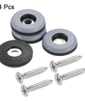 No Sweat Screw In Chair Leg Protectors And Table Glides Floor Savers With PTFE Non Scratch Bottom Heavy Duty Furniture Slider Pads 24 Pack
