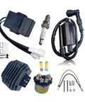 Bayou 300 Ignition Coil Kit With CDI Box Voltage Regulator Rectifier Starter Solenoid Relay And Spark Plug For KLF300B C 1989 to 2004