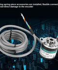 Photoelectric Rotary Encoder With Hollow Shaft 5 24V ABZ 3 Phase Built To Last Ultra Precision And Durable For Industrial Automation