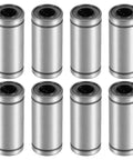8-piece LM10LUU linear bearings set for CNC and 3D printers