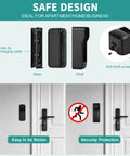 Anti Theft Angle Mount For Blink Video Doorbell 2025 2nd Gen with weatherproof cover, adjustable bracket, no-drill installation on door