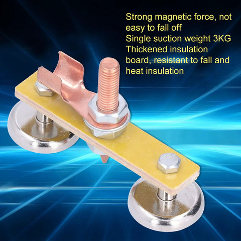 Ultra Strong Magnetic Welding Support Clip With Double Heads And Heavy Duty Suction That Holds Up To 3kg Per Side for metal work.