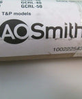 Promax 10 Water Heater Warranty Extension 4 Year Coverage Add On label displaying AO Smith model number 100222543