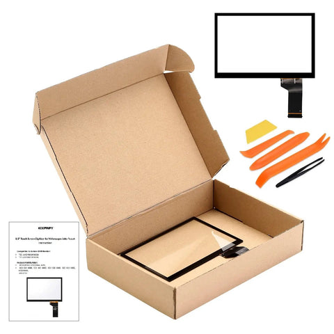 6.5 Inch Touch Screen Digitizer Replacement For VW Jetta Passat Tiguan Polo Magotan CC Golf GLI Scirocco And Skoda Octavia Yeti With 40 Pin Cable Interface LCD Not Included in box with tools