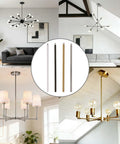Dial In Your Perfect Drop Height Fast With These M10 Threaded Extension Rods Including Two Six And Twelve Inch Downrods Paired With A Sloped Ceiling Adapter So Pendants Or Chandeliers Look Legit And Level Over Island Setups.