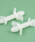 Double Head PCB Spacer With Reverse Locking Aircraft Style Nylon Insulation Bracket for 12.7mm height, 4mm and 4.8mm hole