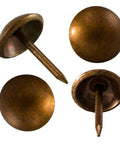 500 Piece Antique Copper Upholstery Nails And Furniture Tacks Set For An Old School Vintage Vibe In French Natural Decor