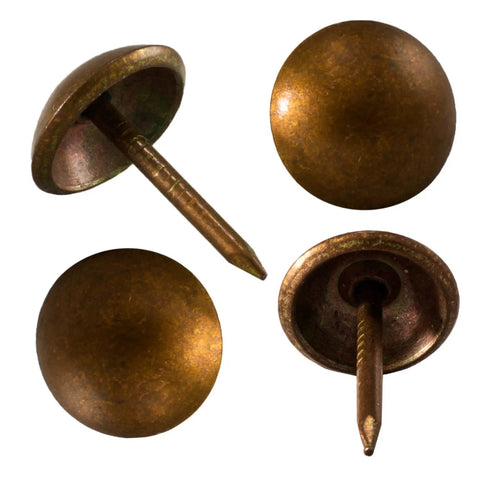 500 Piece Antique Copper Upholstery Nails And Furniture Tacks Set For An Old School Vintage Vibe In French Natural Decor