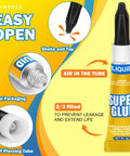 All Purpose Cyanoacrylate Glue Quick Dry Instant Bond 24 Pack 3g Tubes With Fine Tip For Plastic Metal Ceramic Wood Guide
