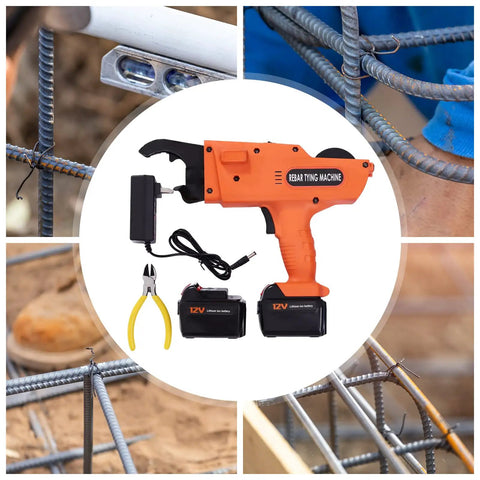 Workhorse Rebar Tie Gun 30 Mm To 60 Mm Cordless Tying Tool With Pliers And Charger for civil construction rebar binding