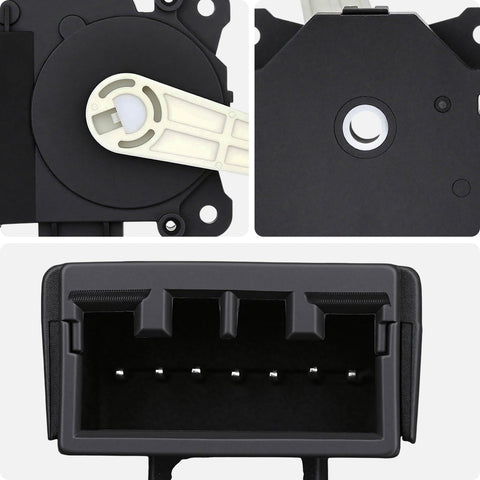 Auxiliary HVAC Air Door Actuator for Honda Odyssey 2005 2010, showing close-up of plastic components and connectors