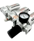Half Inch NPT Mid Flow Three Stage Pro Grade Combo Water Filter Pressure Regulator Coalescing Filter Desiccant Dryer System