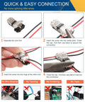 Low Voltage Wire Connectors Deliver Rock Solid Contact With Solderless No Stripping 3 Way T Tap 2 Pin Splice usage demonstration
