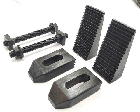 Clamp Kit For Rotary Tables And Milling Tables Face Plates And Vertical Slides Pro Grade M6 Clamp Kit components on display