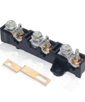Terminal Block Kit Replacement For Stoves, Ranges, Cooktops, And Ovens Model 5303935271 black 3-terminal connector with mounting strip