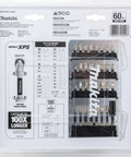 Makita E-01644 Impact XPS 60-piece impact bit set in clear plastic case with bits visible
