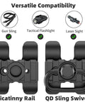 Tactical Shotgun Barrel Clamp Mount With QD Sling Swivel And Picatinny Rail Flashlight And Sling Mount, compatibility icons