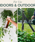 All Natural Insect And Fungicide For Plants Indoor And Outdoor Protection Against Powdery Mildew Spider Mites Aphids Whiteflies And Fungus Gnats Safe For Vegetables And Lawns Concentrate Spray 16 Oz shown in use on houseplants and gardens