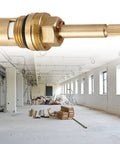 Built Like A Tank Brass Faucet Cartridge With Ceramic Valve Cores For No Nonsense Plumbing Repairs Heat Resistant and Smooth Glide