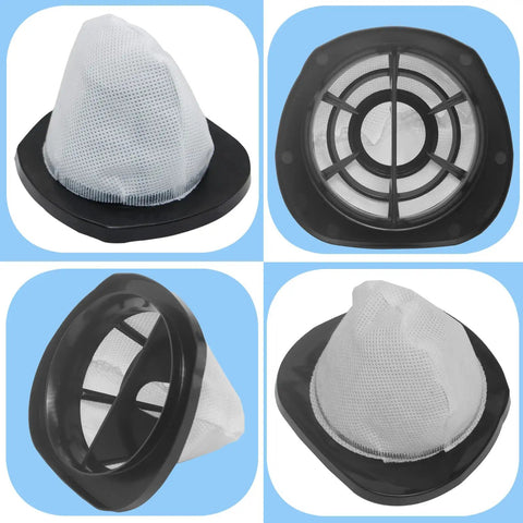 4 Pack Vacuum Dust Filters Replacement For Bissell 2030 Series Vacuum Cleaners showing front and back details.