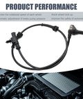Rear Left And Right ABS Wheel Speed Sensor Direct Replacement For Anti Lock Brake System No Fuss Plug And Play For Heyue Models OEM Part 3630050U2010 Black Durable High Temp Resistant Build