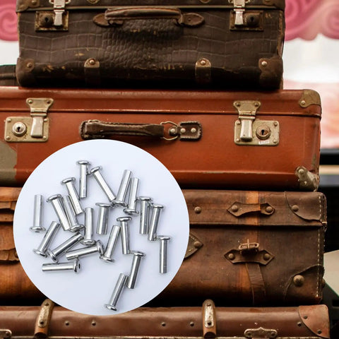 Top Tier 20 Piece M4 X 10 Millimeter Socket Cap Bolts And Secure Thread Binding Post Screws Crafted From Rust Resistant Stainless Steel With A Sweet Match M2.5 Hex Key For No Sweat Assembly on vintage suitcases.