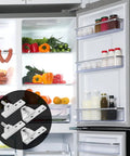 Heavy Duty Refrigerator Door Hinges Stainless Steel Built To Last Rotatable Hinges For Display Cabinets And Freezers Smooth Open And Close High Reliability Commercial Grade Durable Easy Install on open fridge door