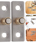 2 Pack Folding Stop Barn Sliding Door Guides With Rollers For Floor Mounted Doors Aluminum And Stainless Wheel Stops