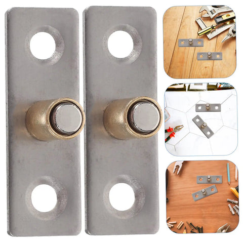 2 Pack Folding Stop Barn Sliding Door Guides With Rollers For Floor Mounted Doors Aluminum And Stainless Wheel Stops