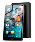 144GB Android 13 MP3 Player With Bluetooth And WiFi, 4 Inch Touchscreen showing app icons on display