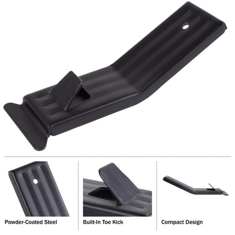 Rock Solid Drywall Foot Lifter For Standard Sheetrock Panels pocket sized tool made of powder-coated steel with compact design.