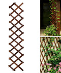 Thick 0.35 Inch Cedar Garden Trellis 13x68 Inch For Climbing Plants Ivy Vine Rose Clematis Outdoor Fence Wall Patio Decor Backyard Ready Weatherproof Easy Setup And Sturdy Fence Accent