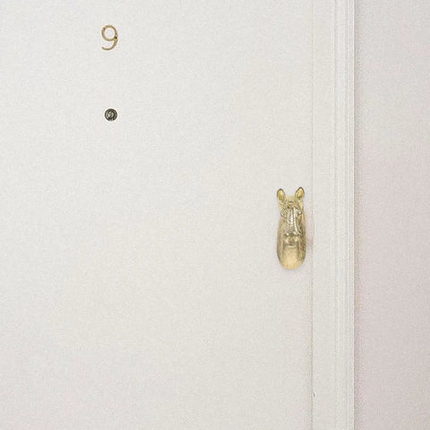 Real Deal Brass Animal Head Cabinet Knobs With Sweet Golden Finish Durable Drawer Pulls For Wardrobes Cupboards Easy Install Furniture Setup on door.