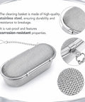 Upgraded 3 Pack Stainless Steel Ultrasonic Cleaner Baskets For Jewelry And Parts. Durable mesh strainer with handles, rust-proof.